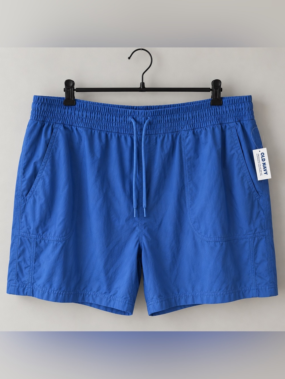 Old Navy Blue StretchTech Quick Dry 4” Drawstring Shorts NWT 4X #1839